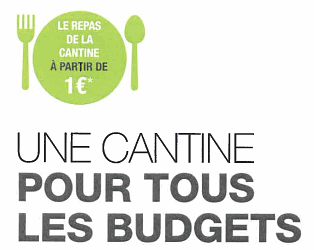 IMPORTANT : Inscription Cantine pour Tous