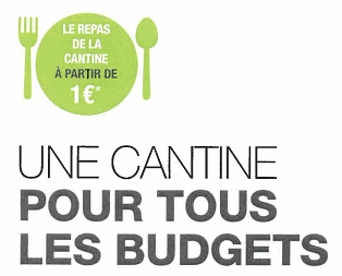 IMPORTANT : Inscription Cantine pour Tous